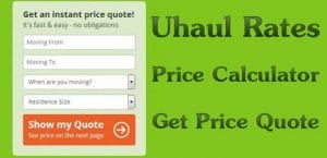 UHaul Rates & Prices